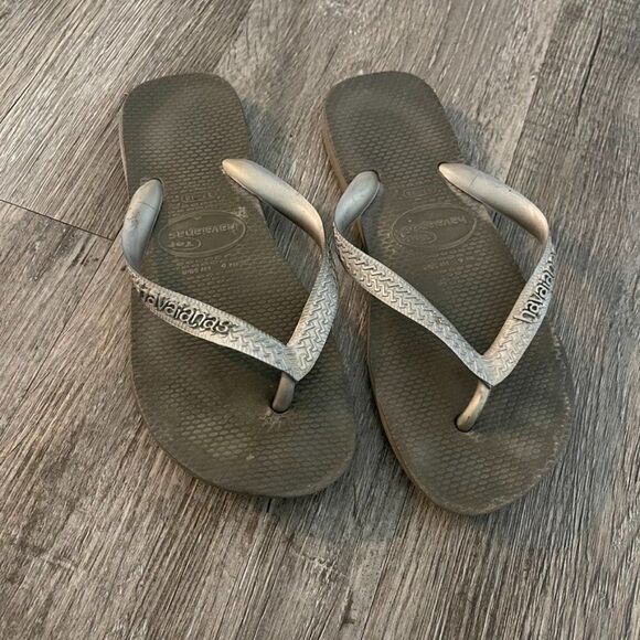 Worn / Used Havaianas Sandals Size 37/38 - Picture 1 of 7